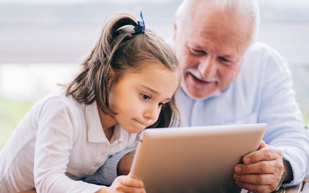 La didattica a distanza e il nonno di Adele